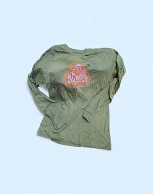 Neff Lightweight Green Long Sleeve Shirt